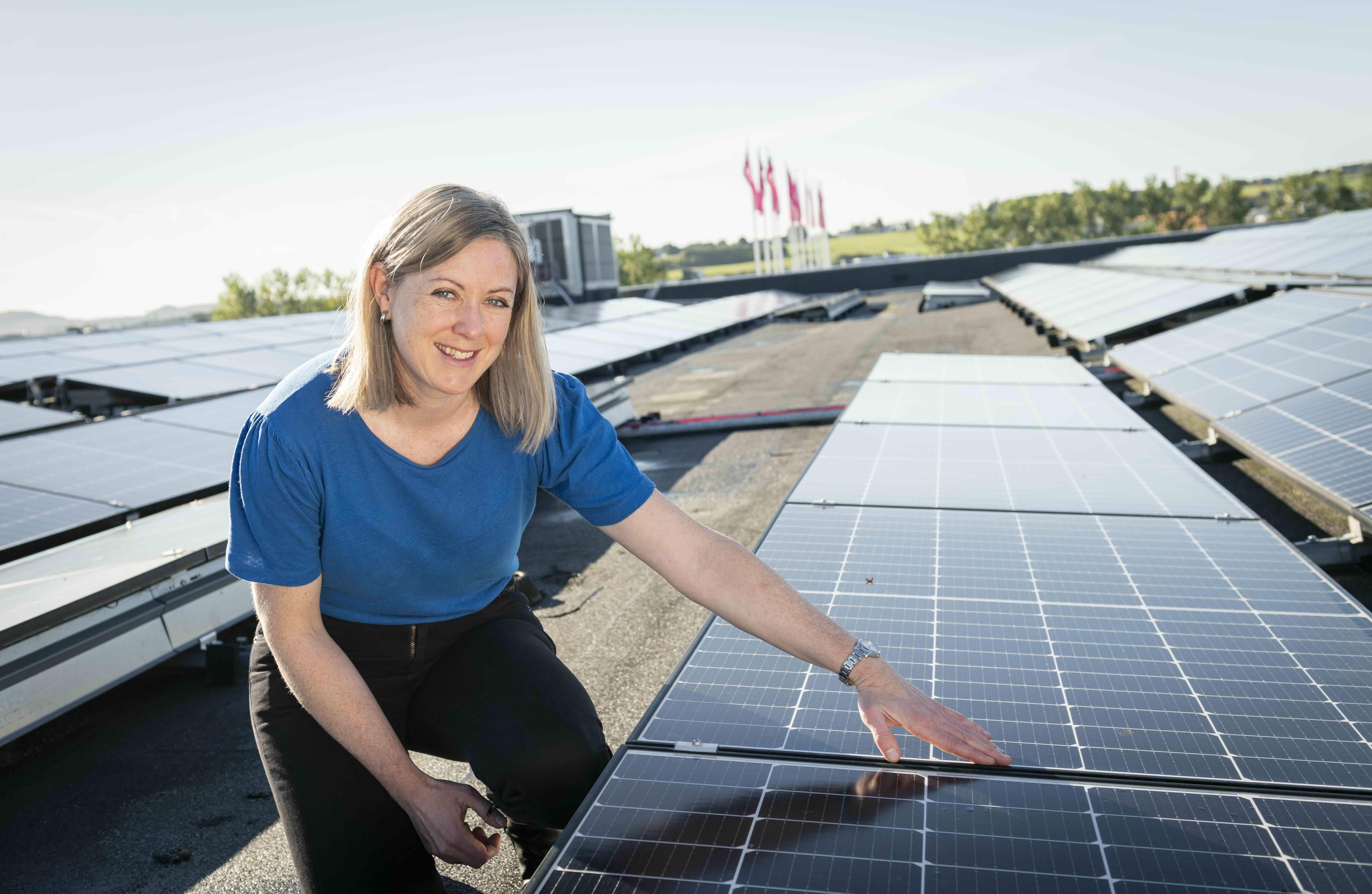 Solcelle på fasade: Størst på Vestlandet