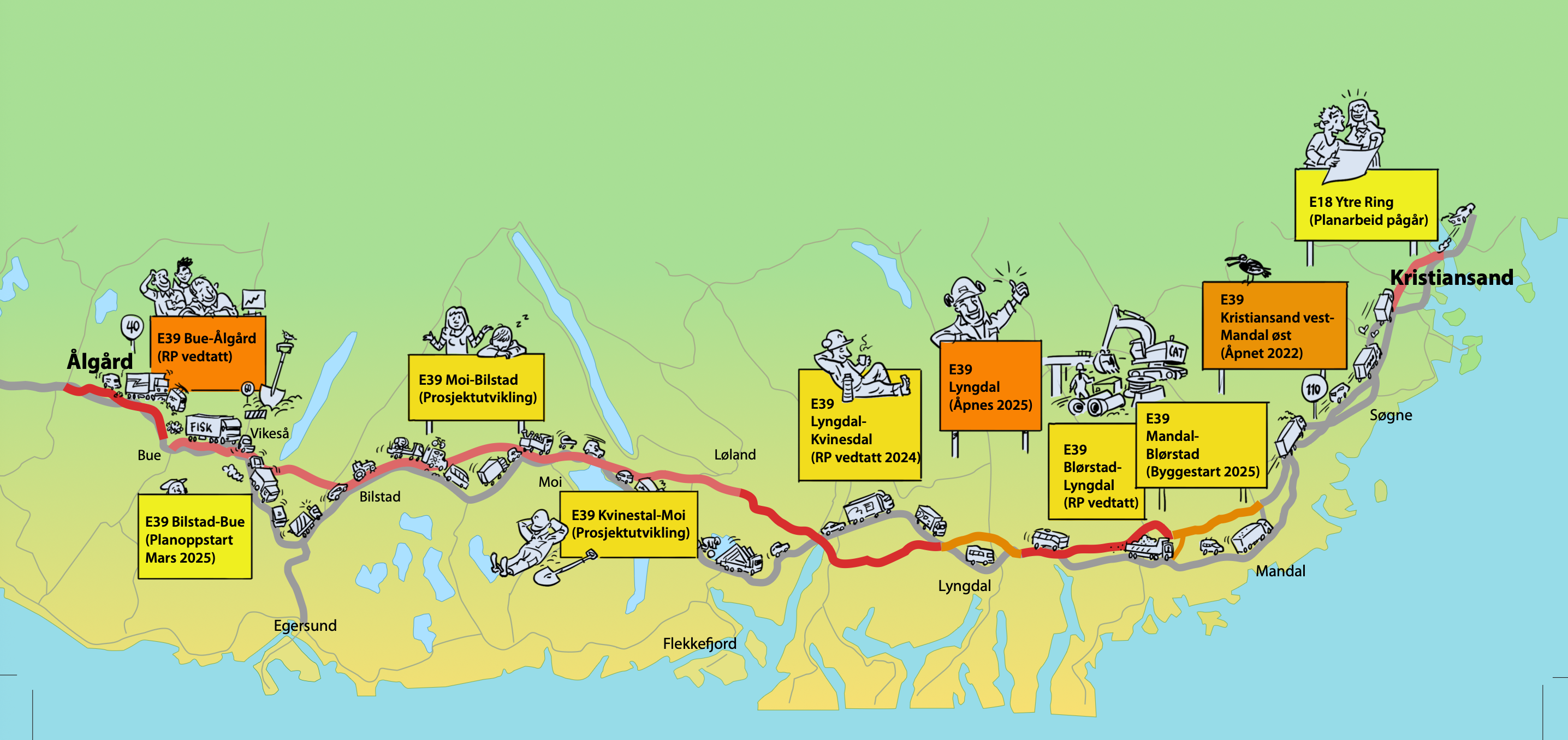 Nye E39: Norges mest samfunnsnyttige veiprosjekt