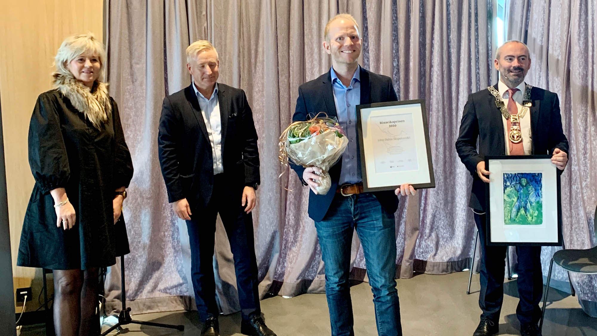 John Dahle Skipshandel mottok Risavikaprisen