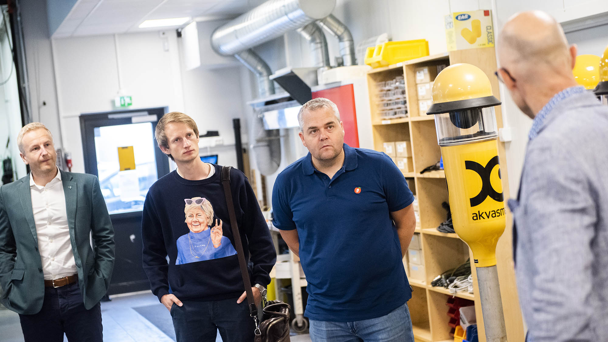 Politikerbesøk hos Akva Group
