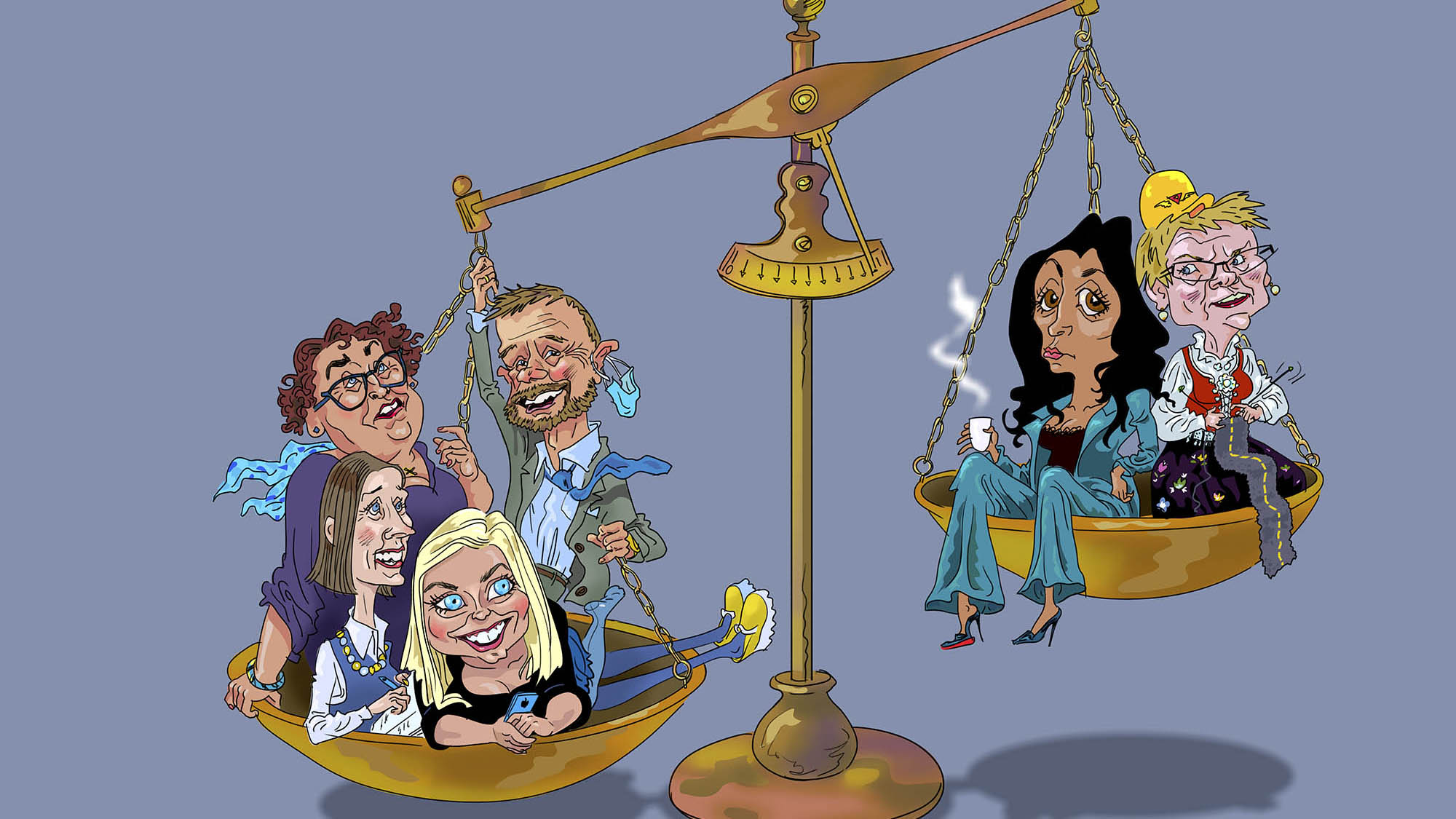 Tungen på vektskålen?