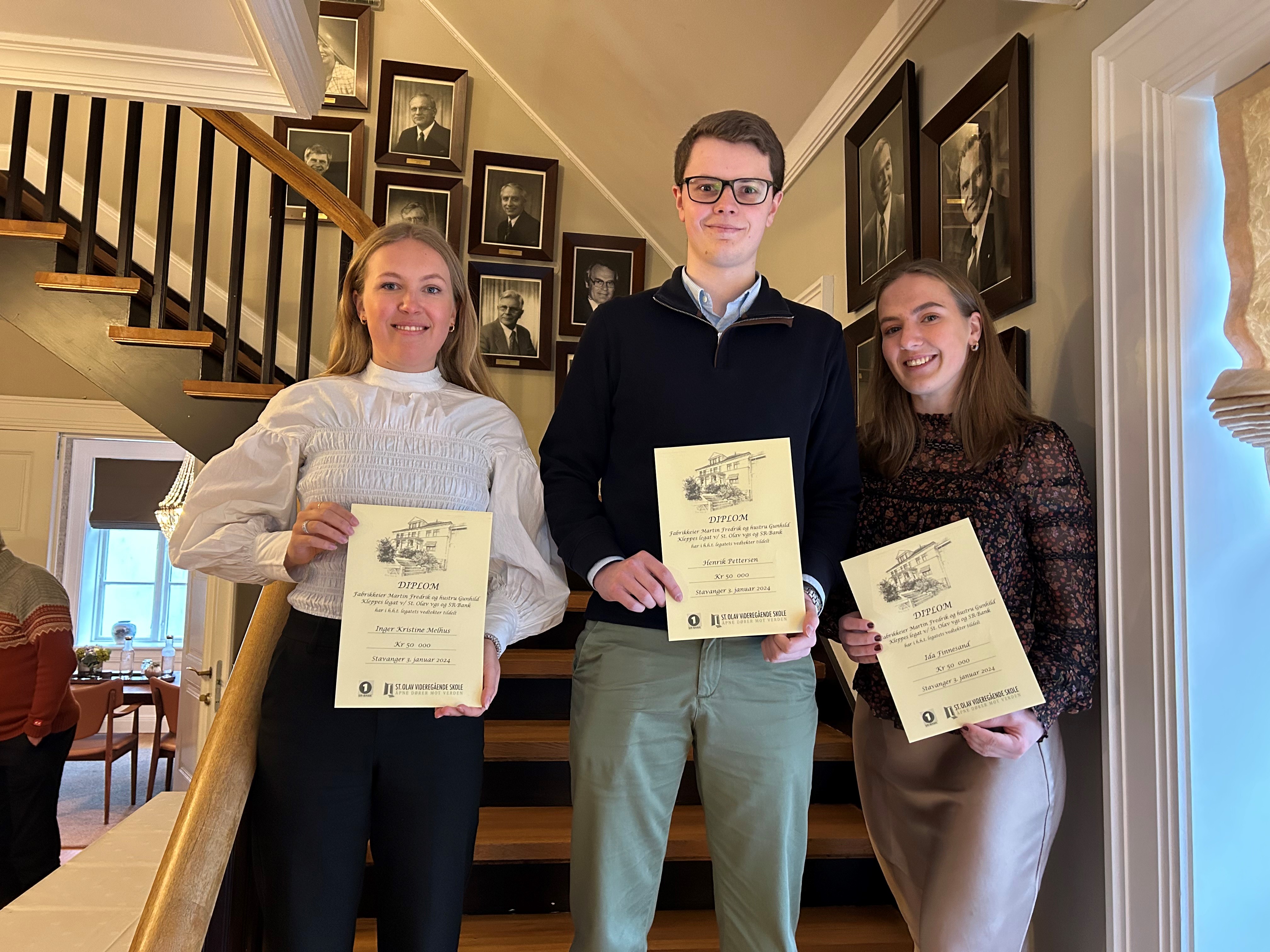 Stipendvinnere 2023 Kleppes legat