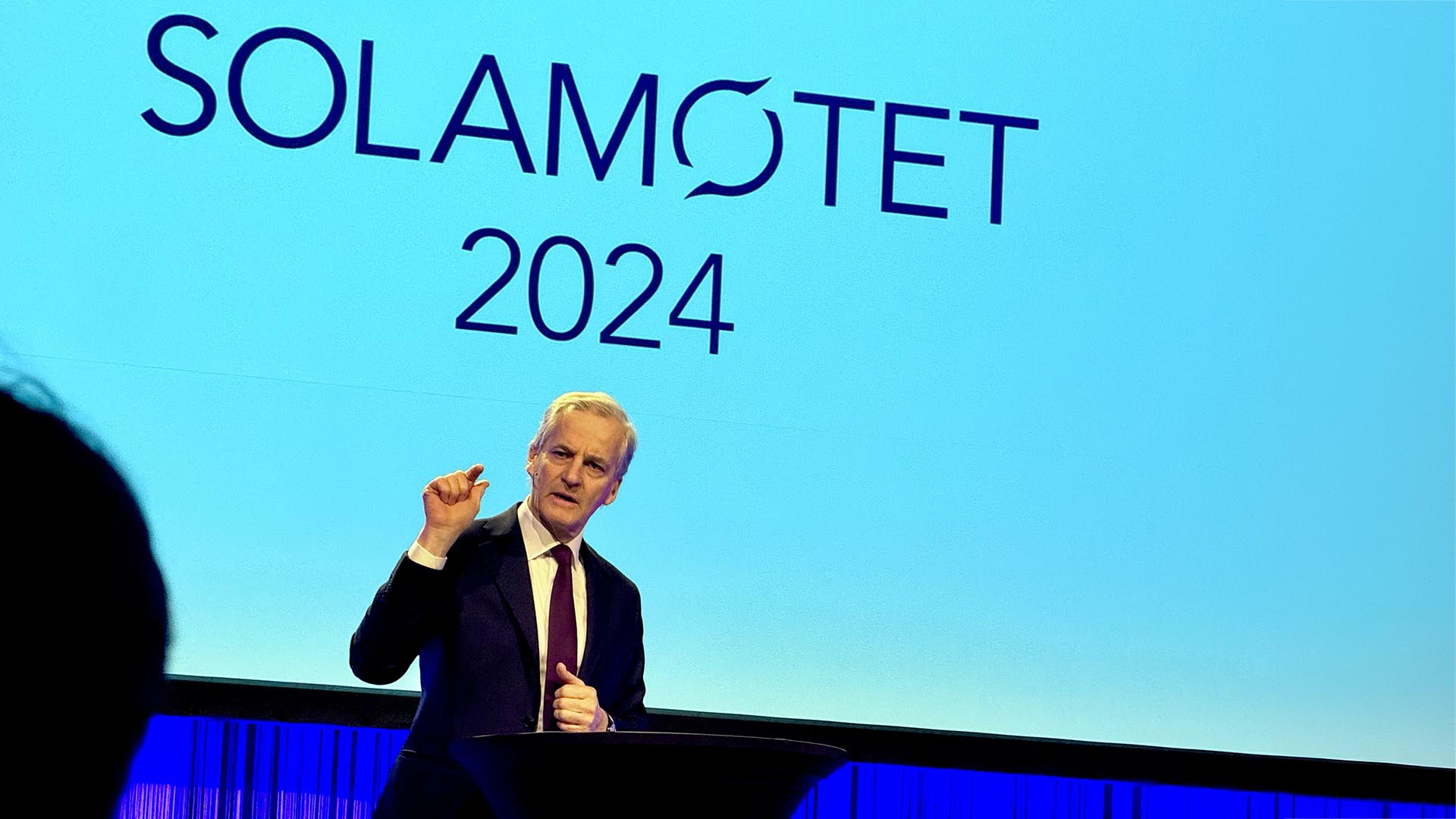 Støre på Solamøtet: – Vi må satse på havvind