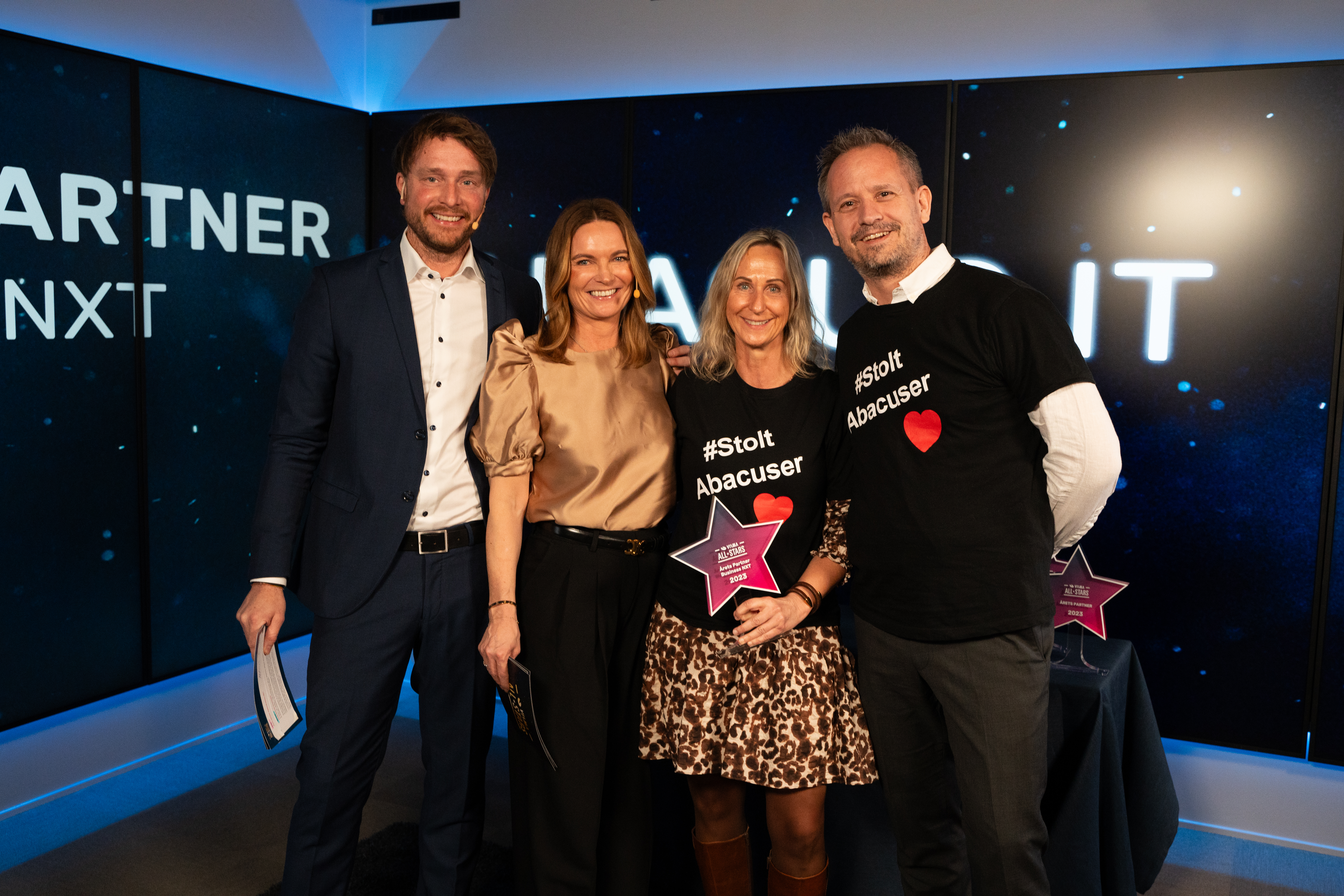 Abacus IT fikk gjev pris under Visma Allstars